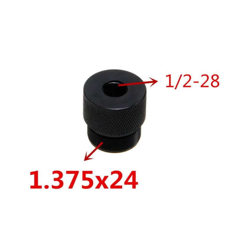 1/2x28 Thread Protector Aluminum for Modular Solvent Trap