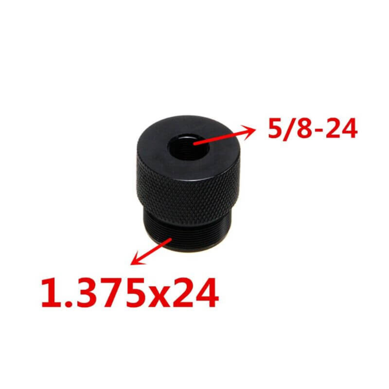 5/8x24 Thread Protector Aluminum for Modular Solvent Trap