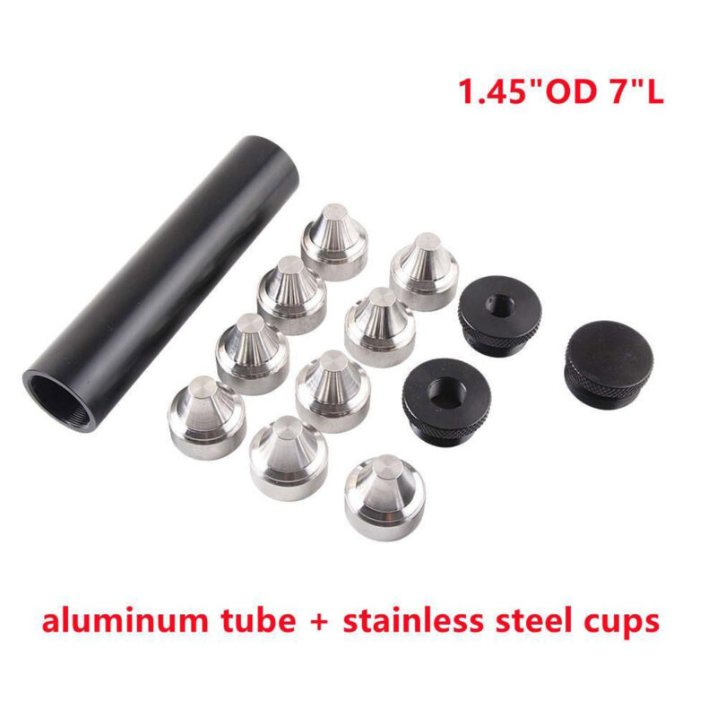 7"L Solvent Trap Kit 1.45"OD w/ Radial Skirted Stainless Steel Cups